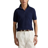 Rlx Ralph Lauren Cotton Coolmax Sticked Golf Polo Shirt - Raffinerad marin