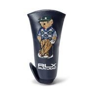 RLX Ralph Lauren Embroidered Polo Bear Putter Headcover - Refined Navy