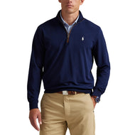 Polo Performance Ralph Lauren Fine Gauge Terry Half Zip - Raffinerad marin