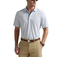 RLX Ralph Lauren Tryckt Lätt Airflow Golf Polo Shirt - Office Blue Penny Loafer
