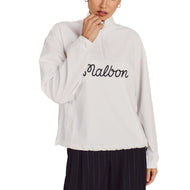 Malbon Crosscourt Golf vindjacka för kvinnor - Vit