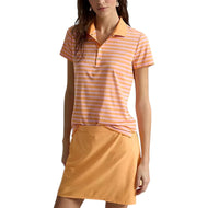 RLX Ralph Lauren Damtryckt Lätt Airflow Golf pikétröja - Blue Mist/Ceramic White