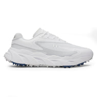 Under Armour Halo Hybrid Spikeless Golf Shoes - White/Metallic Silver