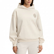 J.Lindeberg Women's Cove Print Golf Hoodie - Moonbeam