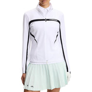 J.Lindeberg Women's Janice Full Zip Golf Mid-Layer - White