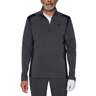 J.Lindeberg Lukas Quarter Zip Golf Mid -Layer - Asphalt