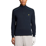 Lyle & Scott Golf Tipped Quarter Zip Jumper - Dark Navy
