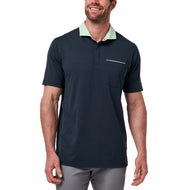 Travis Mathew Fairway to Heaven Golf Shirt - Total Eclipse