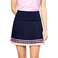 Golftini Women's Performance 17.5 "Full Pleat Golf Skort - White