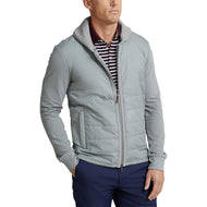 RLX RALPH LAUREN FULL ZIP FINE GAUGE TERRY高尔夫球夹克 - 峰灰色