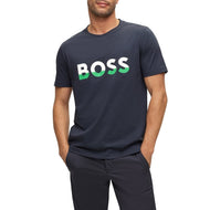 Boss tee 1 golfskjorta - mörkblå