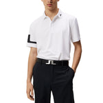 J.Lindeberg Heath Regular Fit Golf Polo Shirt - White