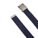 Under Armour 弹力织带高尔夫腰带 - 午夜海军蓝/卡其色底座