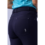 Glenmuir Kvinnor Phoebe Lightweight Stretch Performance Golf Capri Pants - Navy