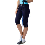 Glenmuir Kvinnor Phoebe Lightweight Stretch Performance Golf Capri Pants - Navy