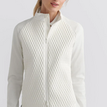 Peter Millar 女式 Merge Hybrid 高尔夫夹克 - 黑色