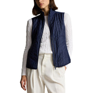 RLX Ralph Lauren Women's Cool Wool Hybrid Performance Vest - Raffinerad marin