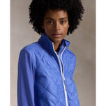 RLX Ralph Lauren Women's Performance Quilted Full -Zip Jacket - Resort Blue