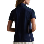 RLX Ralph Lauren Women's Mock Neck 1/4 Zip Golf Shirt - Refined Navy Multi