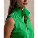RLX Ralph Lauren Women's Sleeveless Tour Performance Polo Shirt - Tiller Green