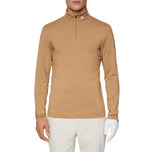 J.Lindeberg Tour Tech Mid -Layer - Tigers Eye