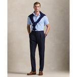 马球性能拉尔夫·劳伦（Ralph Lauren）性能拉伸网状高尔夫球球衫 - 办公室蓝色