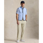Rlx Ralph Lauren Paneled Stretch Terry Vest - Office Blue