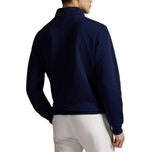 RLX Ralph Lauren Classic Fit Quilted Double-Knit Golf Pullover - Refined Navy