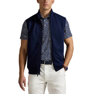 RLX Ralph Lauren Classic Fit Quilted Double-Knit Golf Vest - Refined Navy
