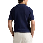 Rlx Ralph Lauren Cotton Coolmax Sticked Golf Polo Shirt - Raffinerad marin