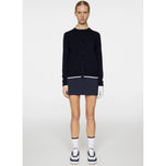 J.Lindeberg Women's Joanna Sticked Cardigan - JL Navy