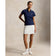 RLX Ralph Lauren Women's Stretch Active Cable Zip Golf Polo Shirt - Refined Navy/Ceramic White