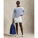 RLX Ralph Lauren Women's 17" Aim Pleated Back Golf Skort - Ceramic White