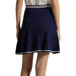 RLX Ralph Lauren Women's Knit A -Line Golf Skort - Raffined Navy/White Splash