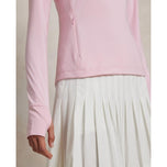 Rlx Ralph Lauren Women's Performance Quarter -Zip Golf Pullover -Garden Pink