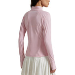 Rlx Ralph Lauren Women's Performance Quarter -Zip Golf Pullover -Garden Pink