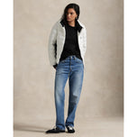 Rlx Ralph Lauren Women's Convertible Quilted Jacket - Keramisk vit/polo svart