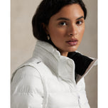 Rlx Ralph Lauren Women's Convertible Quilted Jacket - Keramisk vit/polo svart