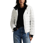 Rlx Ralph Lauren Women's Convertible Quilted Jacket - Keramisk vit/polo svart