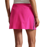 RLX Ralph Lauren Women's 4-vägs sträcka A-Line Golf Skort-Currant/Ceramic White/Hunter Green