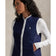 RLX Ralph Lauren Women's Tech Terry Golf Vest - Refined Navy/Ceramic White