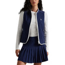 RLX Ralph Lauren Women's Tech Terry Golf Vest - Raffinerad marin/keramisk vit