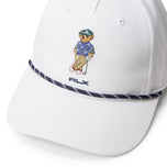 RLX Ralph Lauren Polo Bear 绳索高尔夫帽 - 陶瓷白