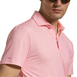 RLX Ralph Lauren 印花轻质气流高尔夫 Polo 衫 - 卡梅尔粉玉兰钻石