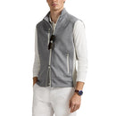 Rlx Ralph Lauren Kinetic Spacer Full Zip Golf Vest - Peak Grey/Stone Pebble