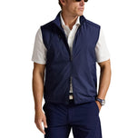 RLX Ralph Lauren Tech Terry Full Zip Golf Vest - Raffinerad marin