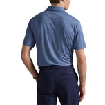 RLX Ralph Lauren Tryckt lättvikts luftflödesgolfpolo -skjorta - gamla kungliga kronbladslådor