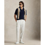 Rlx Ralph Lauren Cotton Coolmax Sticked Golf Polo Shirt - Raffinerad marin