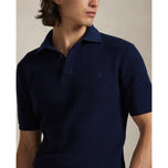 Rlx Ralph Lauren Cotton Coolmax Sticked Golf Polo Shirt - Raffinerad marin