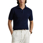 Rlx Ralph Lauren Cotton Coolmax Sticked Golf Polo Shirt - Raffinerad marin